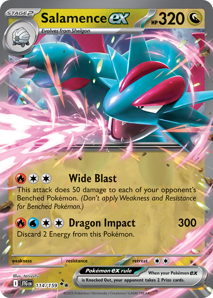 Pokémon TCG: Mega Evolution Salamence EX & Reshiram EX Premium Collection