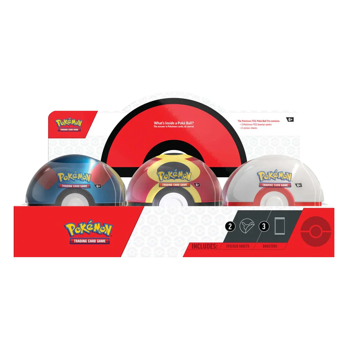 Pokémon TCG: Scarlet & Violet – Poké Ball Tin Set Series 11 (6 Tins) –  www.pokefaust.ch