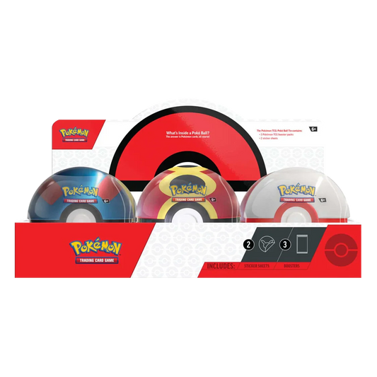 Pokémon TCG: Scarlet & Violet – Poké Ball Tin Set Series 11 (6 Tins)
