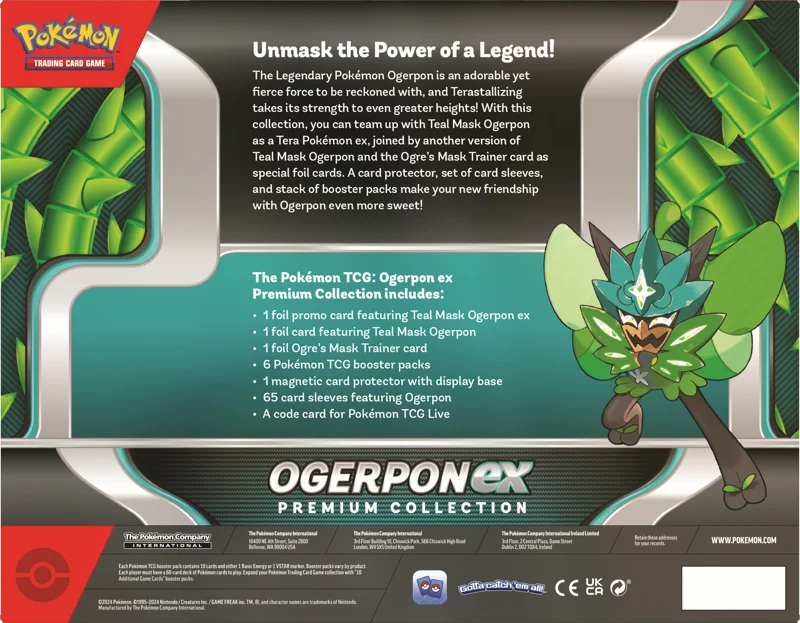 Pokémon TCG: Ogerpon Ex Premium Collection