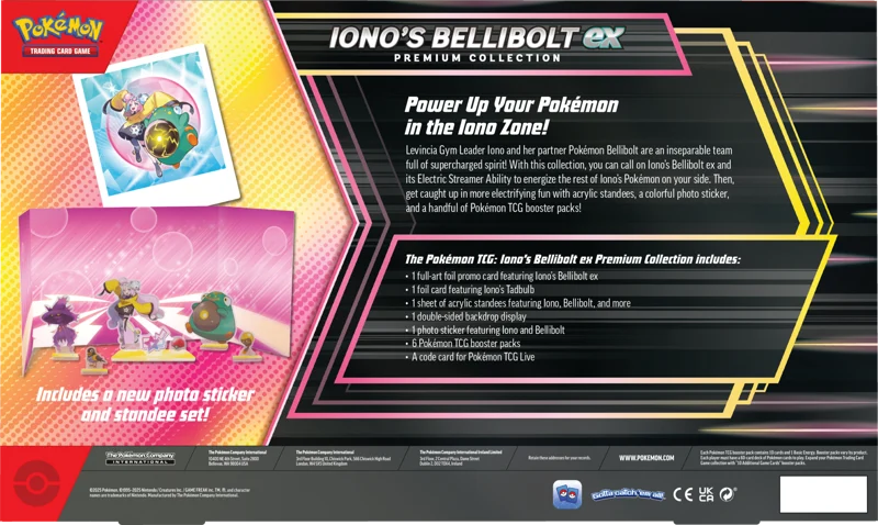 Pokémon TCG: Iono´s Bellibolt Ex Premium Collection