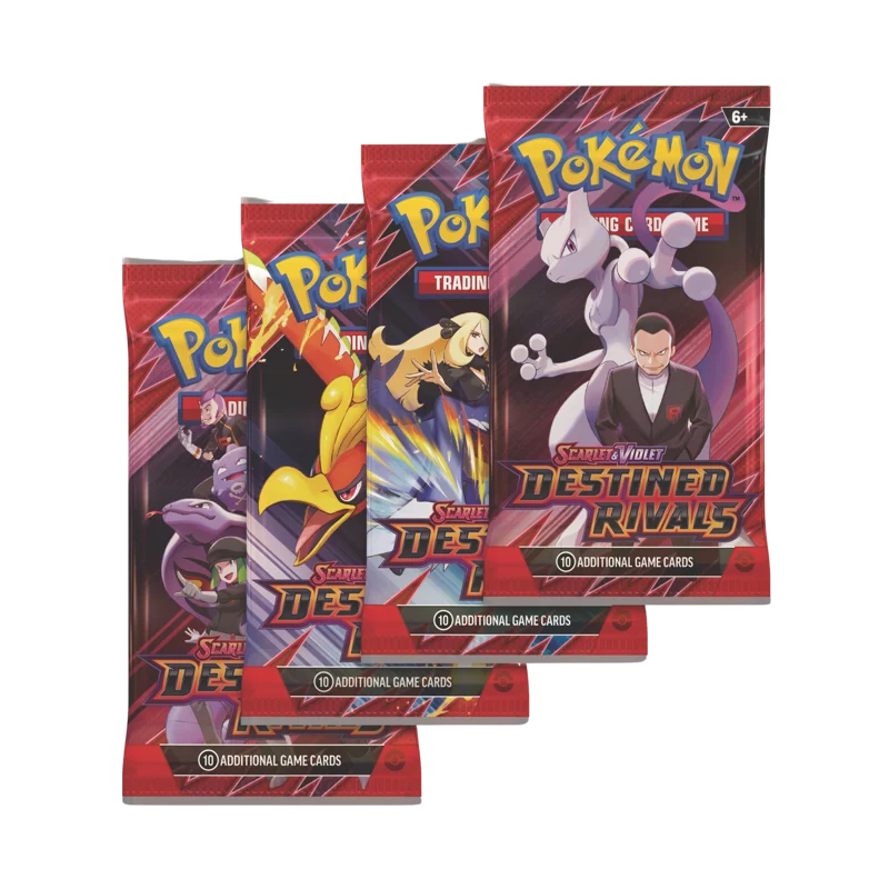 Pokémon TCG: Scarlet and Violet SV10 Destined Rivals Booster Bundle (6 Boosters)