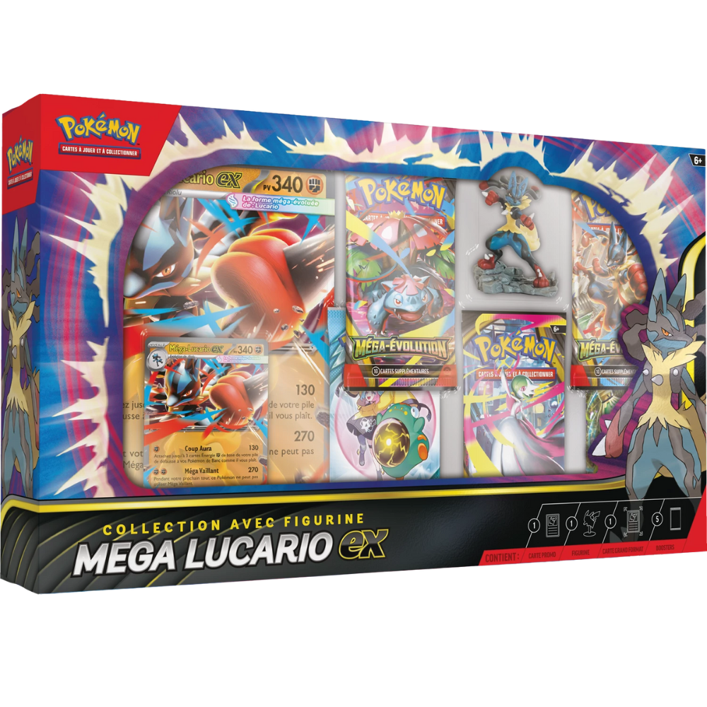 Pokémon TCG: Mega Lucario ex Figure Collection