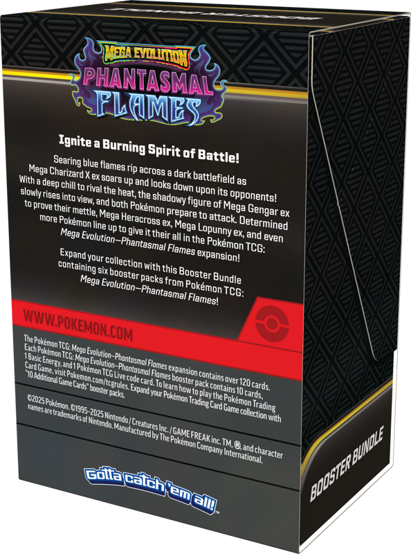 Pokémon TCG: ME01 – Mega Evolution Booster Bundle Case