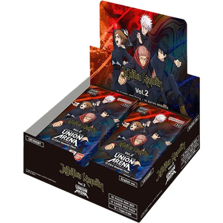 Union Arena – Jujutsu Kaisen Vol. 2 Booster Display (16 Packs)