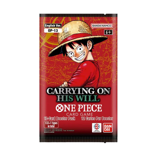 One Piece Trading Card Game: OP13 Carrying on His Will Display (24 Boosters)