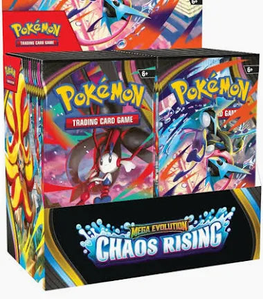 Pokémon TCG: Mega Evolution ME04 – Chaos Rising Booster Display –  www.pokefaust.ch