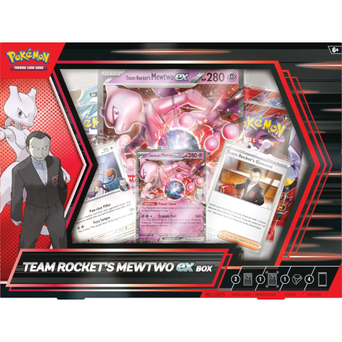 Pokémon Team Rocket's Mewtwo ex Box