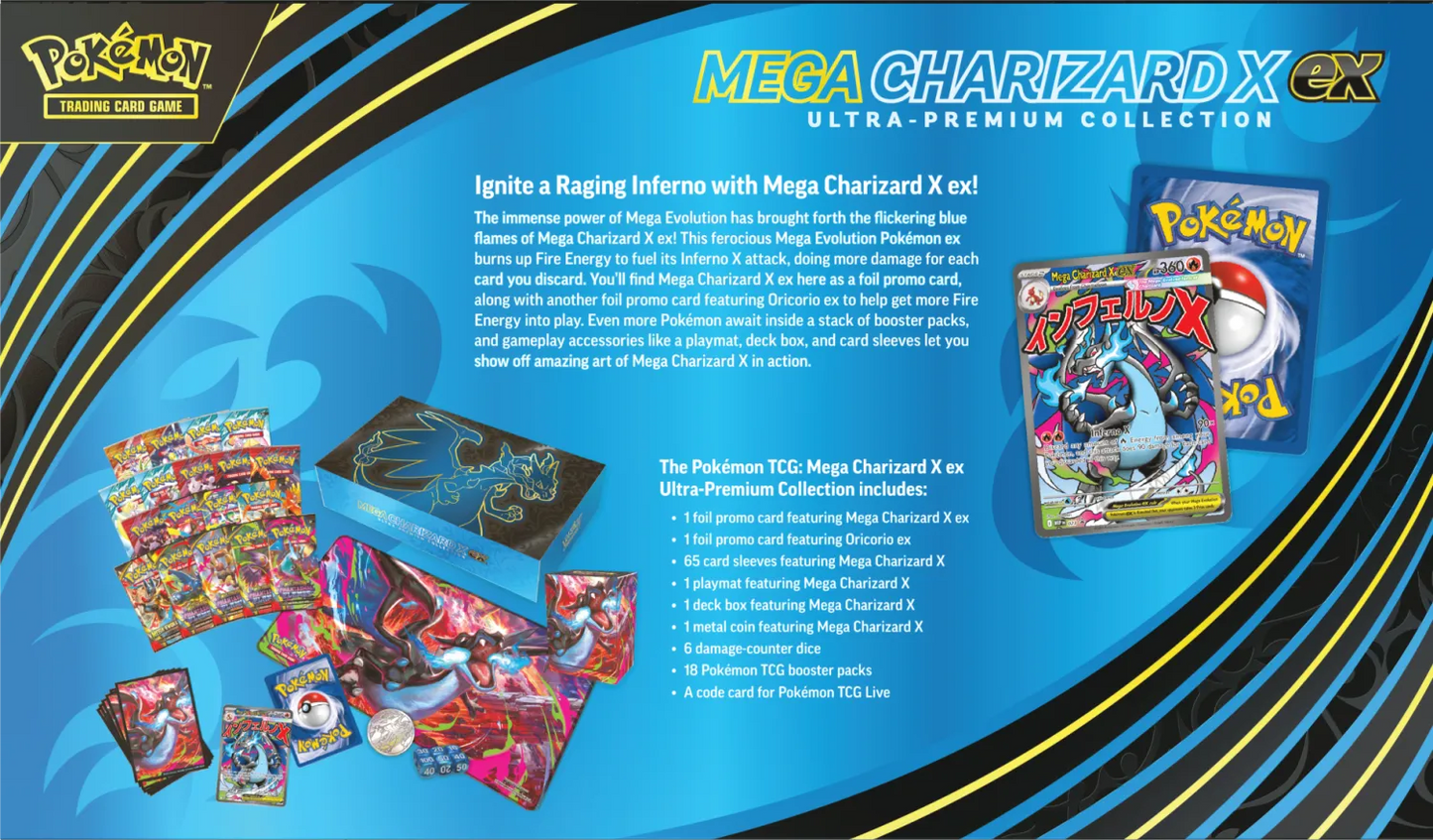 Pokémon TCG: Mega Charizard X Ultra-Premium Collection