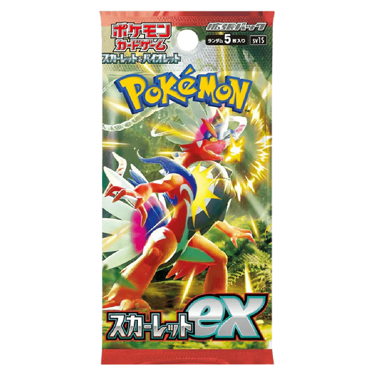 Pokémon Scarlet EX Booster JPN