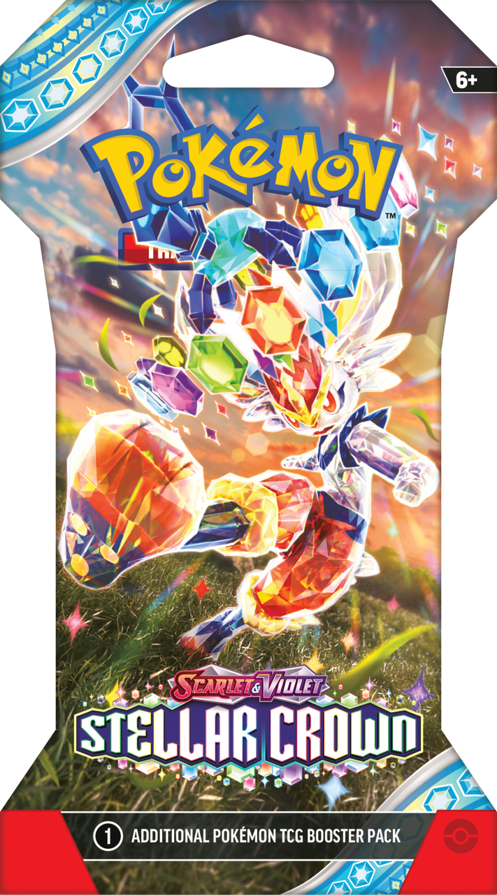 Pokémon TCG: Scarlet & Violet SV07 – Stellar Crown Sleeved Booster