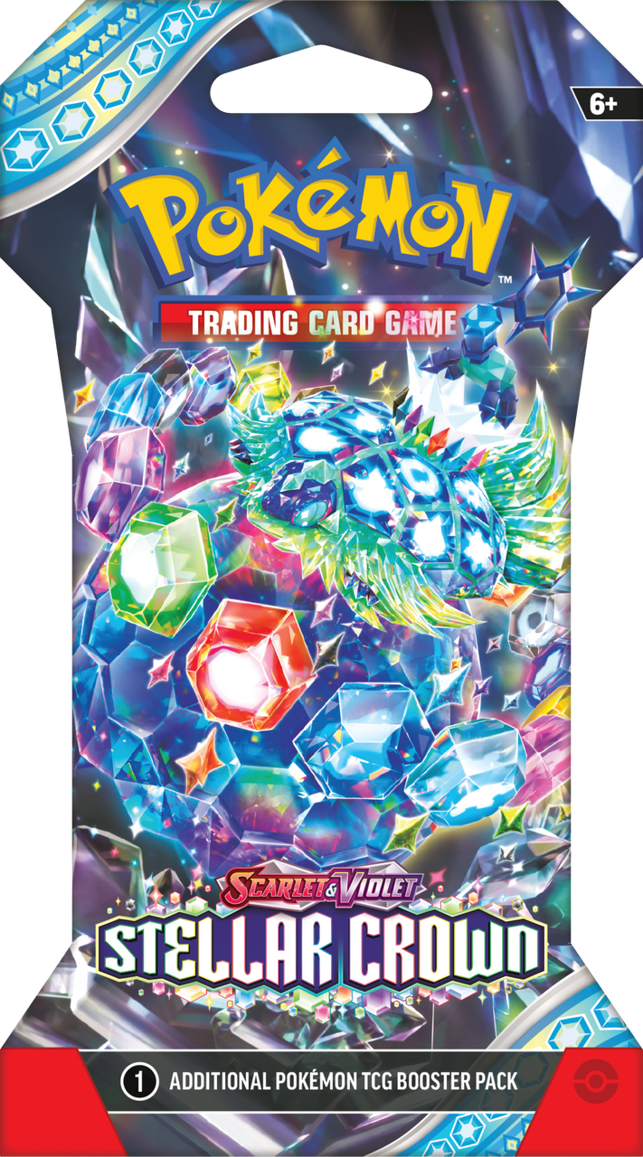 Pokémon TCG: Scarlet & Violet SV07 – Stellar Crown Sleeved Booster