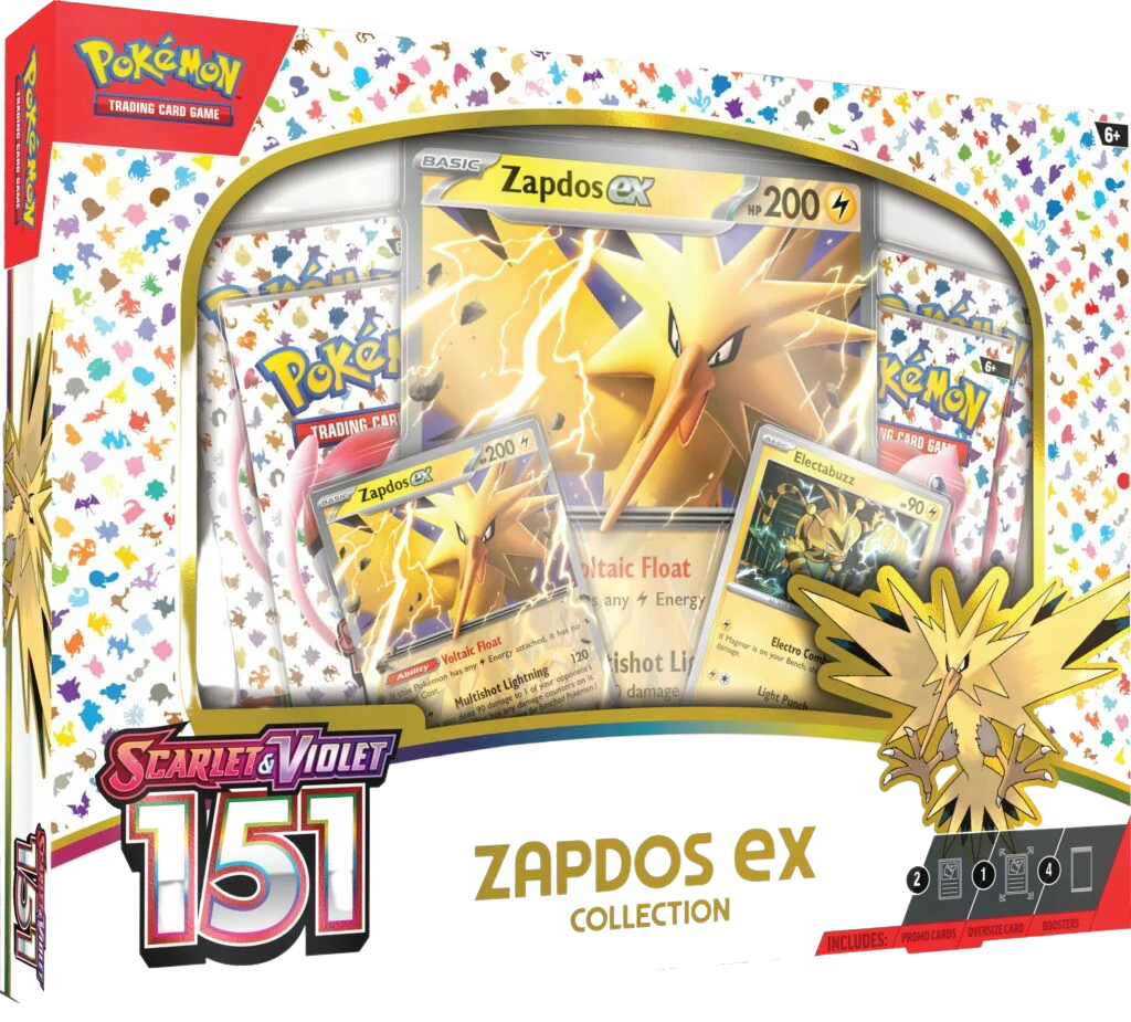 Pokémon TCG: Scarlet and Violet 151 Zapdos EX Collection