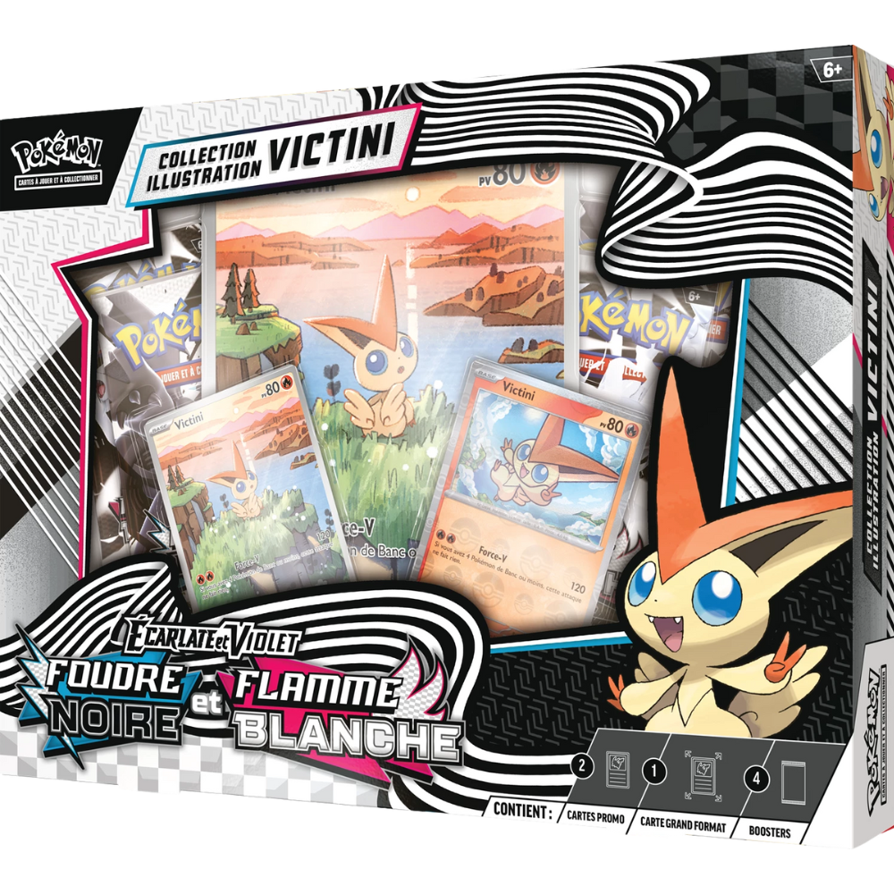 Pokémon TCG: Scarlet & Violet 10.5 Black Bolt & White Flare Unova Victini Illustration Collection