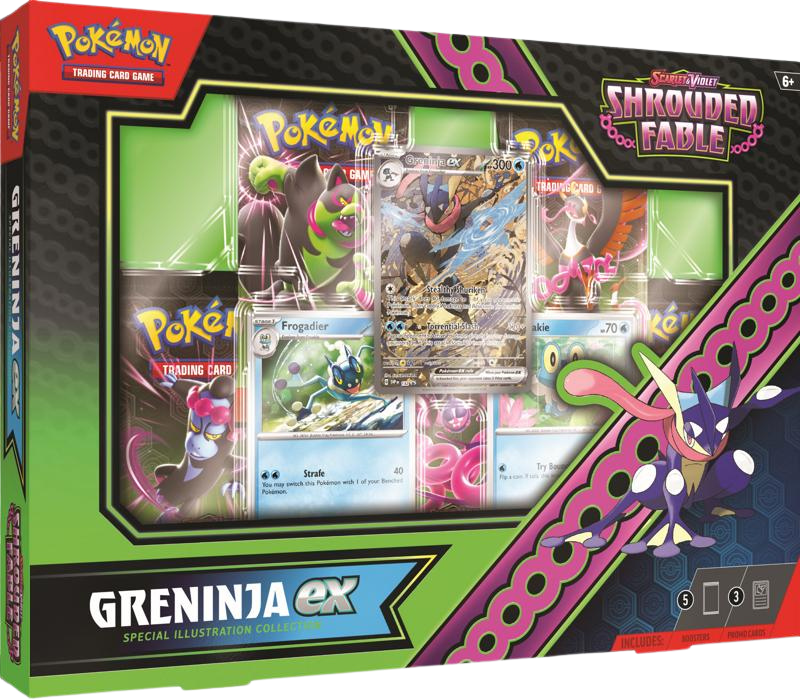 Pokémon TCG: Scarlet & Violet SV06.5 – Shrouded Fable Greninja Special Illustration Collection