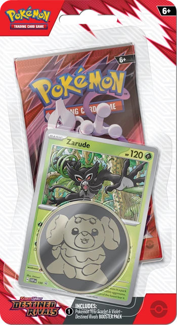 Pokémon SV10 Destined Rivals Zarude Checklane Blister
