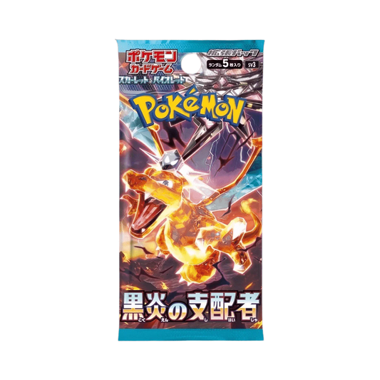 Pokémon TCG: Scarlet & Violet – SV3 Ruler of the Black Flame Booster - Japanese
