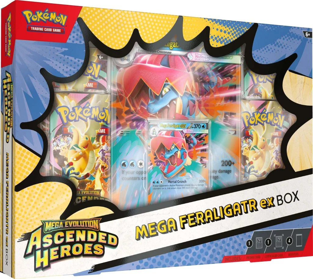 Pokémon TCG: ME2,5 Ascended Heroes Mega Feraligatr Ex Box – www