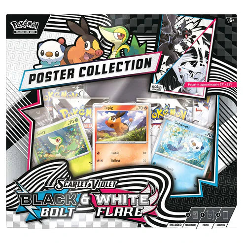 Pokémon TCG: Scarlet & Violet 10.5 Black Bolt & White Flare Unova Poster Collection