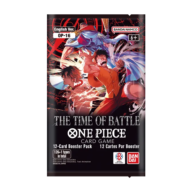 One Piece Card Game - OP16 The Time of Battle Booster Display(24 Packs) - EN