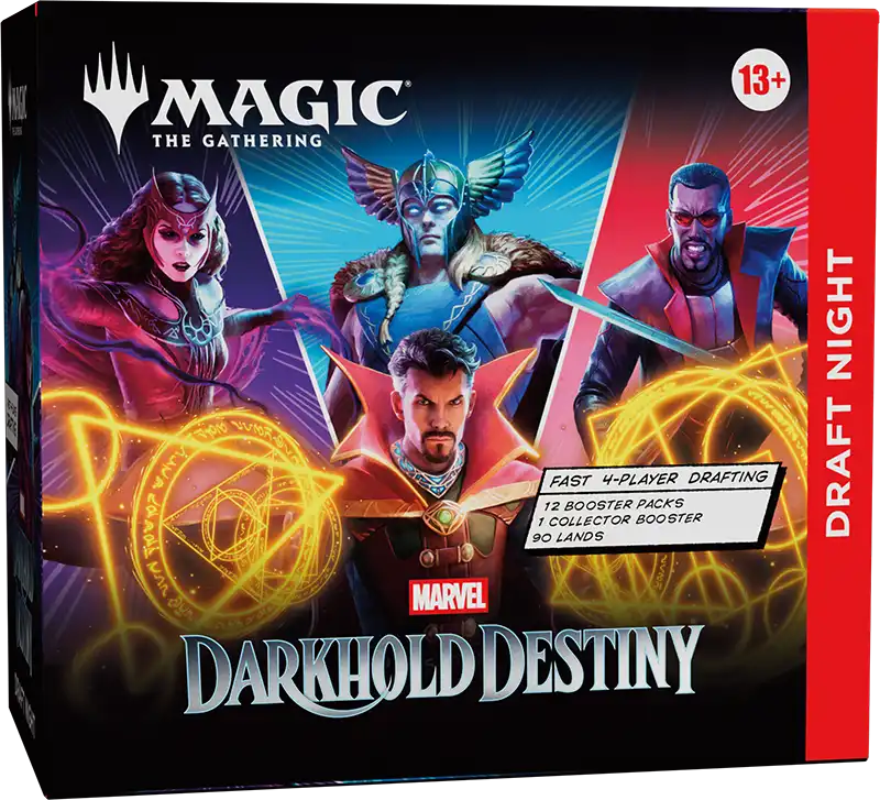 Official Marvel Darkhold Destiny product packaging