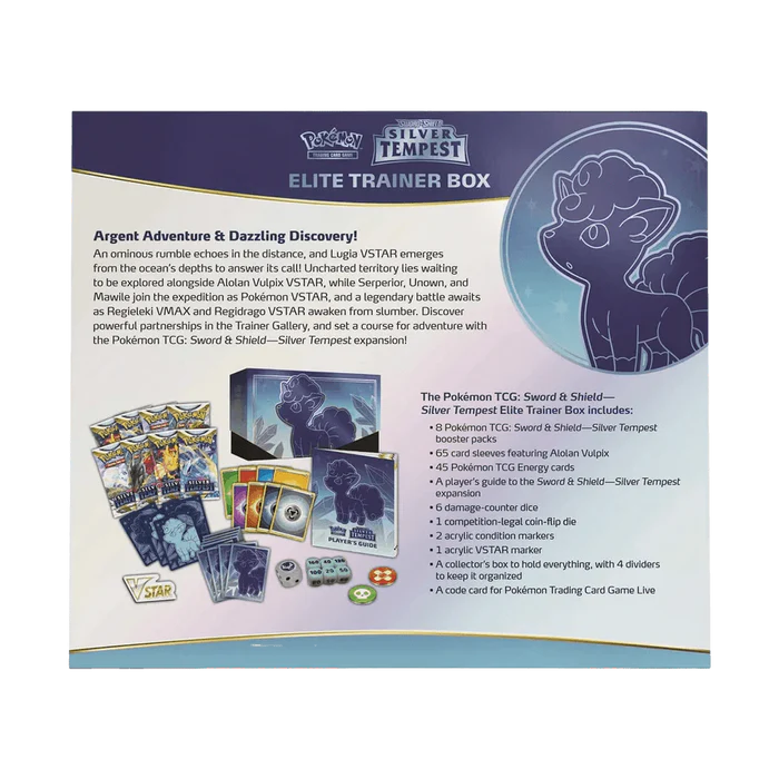 Pokémon TCG: Sword & Shield S11 Silver Tempest Elite Trainer Box