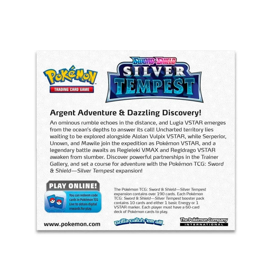 Pokemon TCG: Sword & Shield S11 Silver Tempest Display
