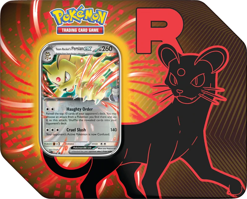 Pokémon TCG: Scarlet & Violet – Team Rocket Tin (American Edition)