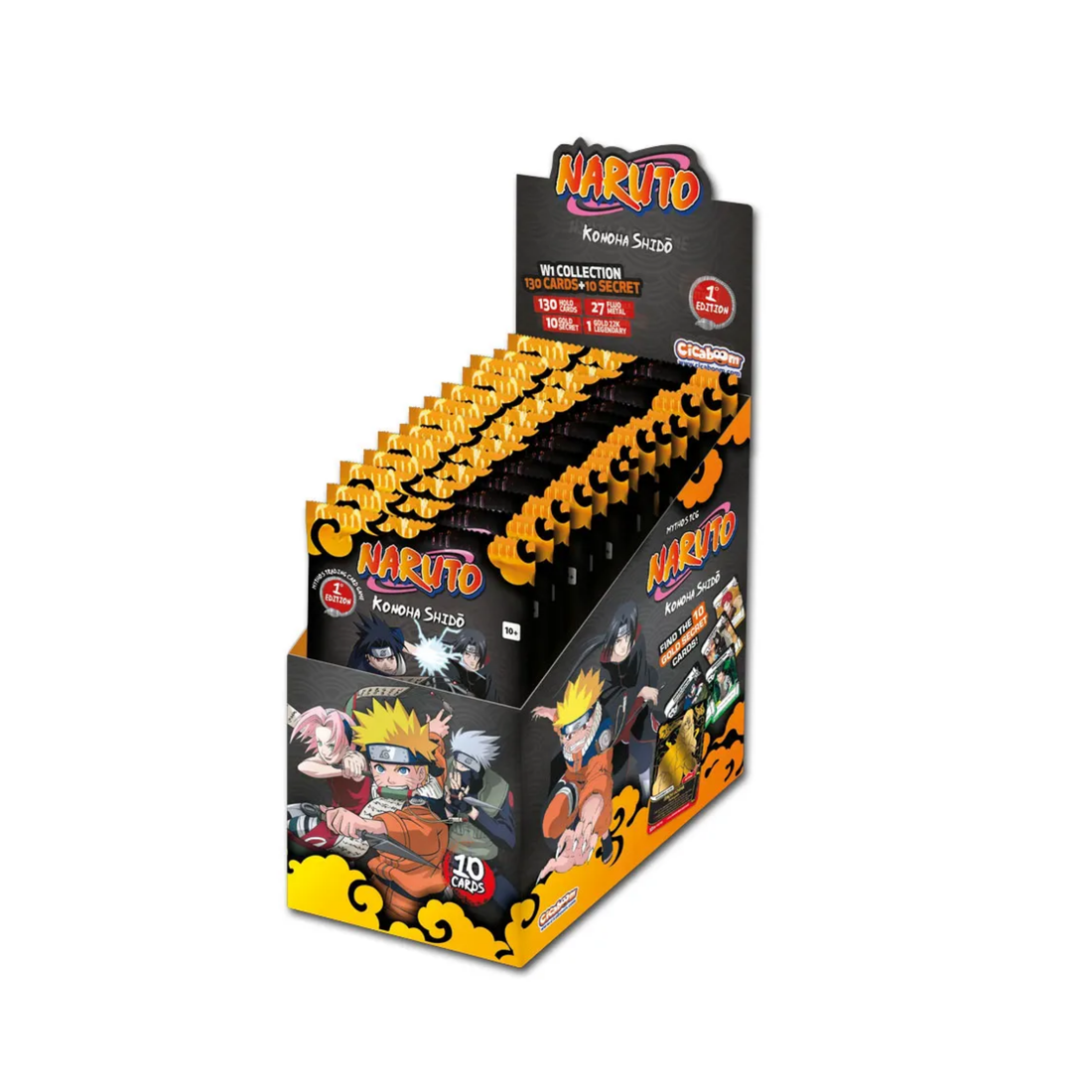 Naruto Mythos TCG – First Set: Konoha Shidō 1st Edition Booster Display (24 Packs) – English