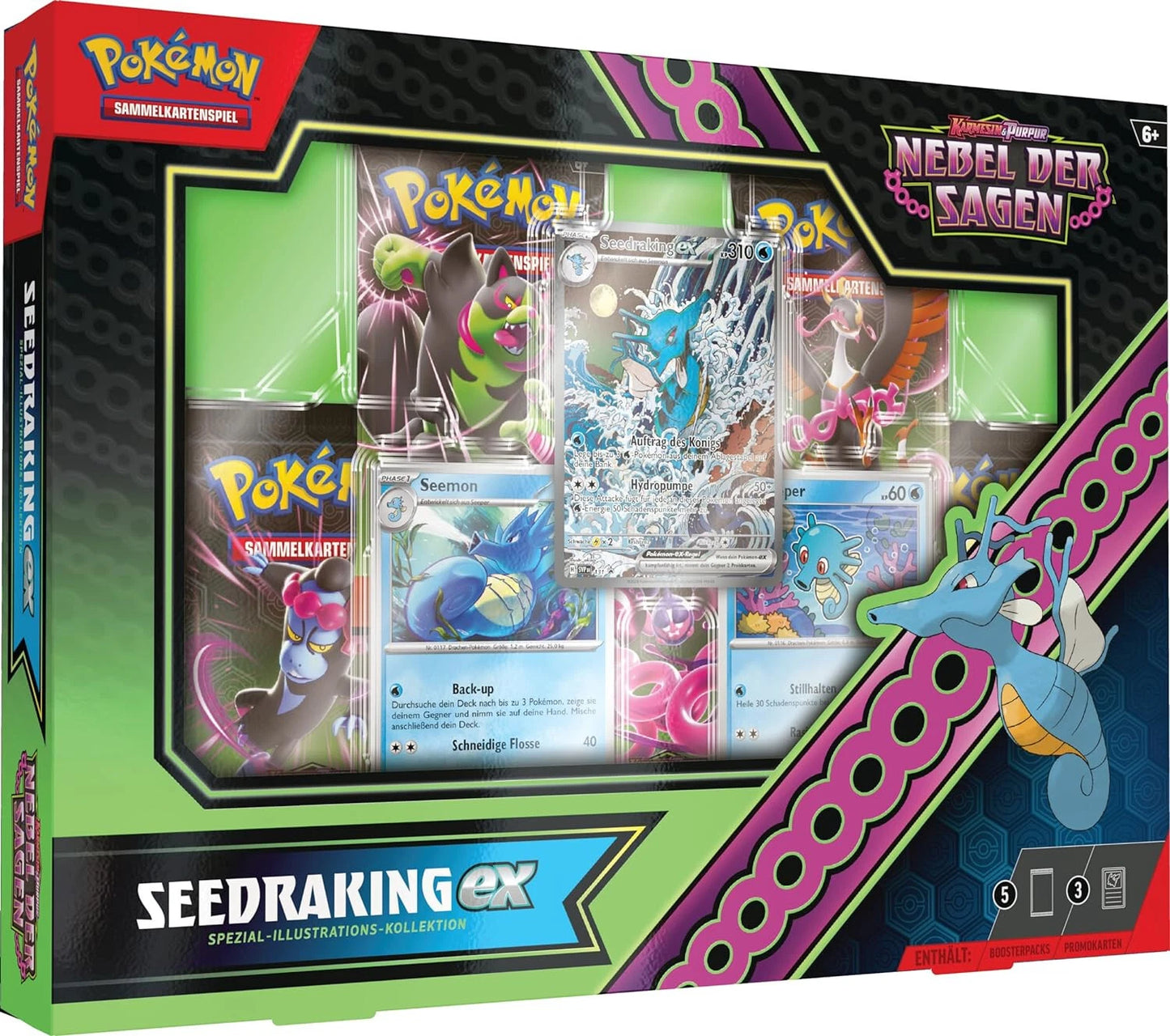 Pokémon TCG: Scarlet & Violet SV06.5 – Shrouded Fable Kingdra Special Illustration Collection