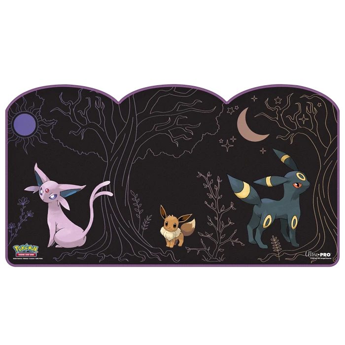 Eevee Espeon Umbreon die cut playmat front