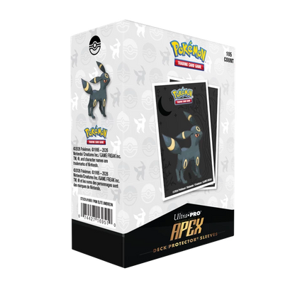 Umbreon APEX sleeves packaging side