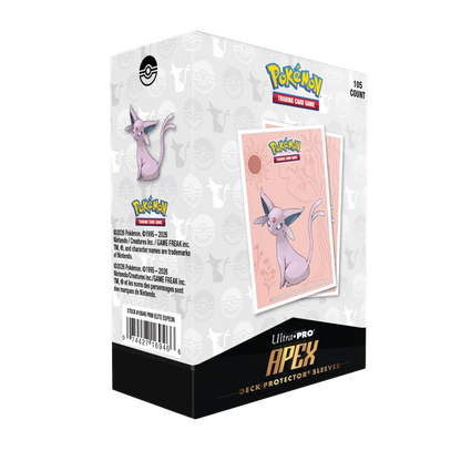 Espeon APEX sleeves side packaging