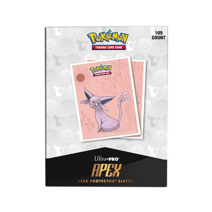 Espeon APEX sleeves front packaging