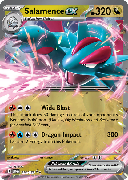 Pokémon TCG: Mega Evolution Salamence EX & Reshiram EX Premium Collection