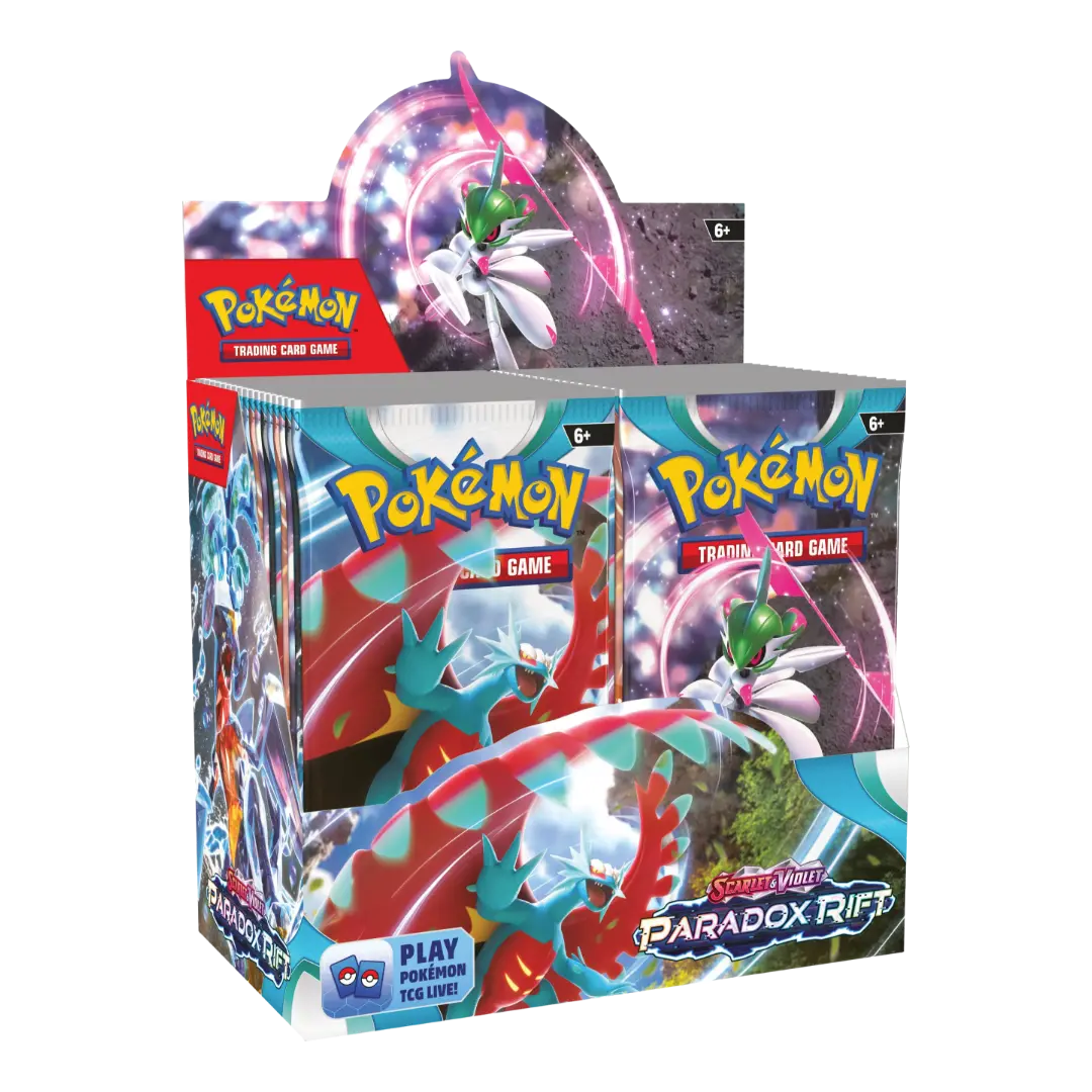 Pokémon TCG: Scarlet &amp; Violet – SV04 Paradox Rift Booster Display