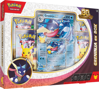 Pokémon TCG 30th Celebration Greninja ex Box