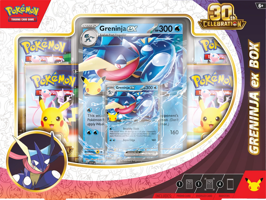 Pokémon TCG 30th Celebration Greninja ex Box