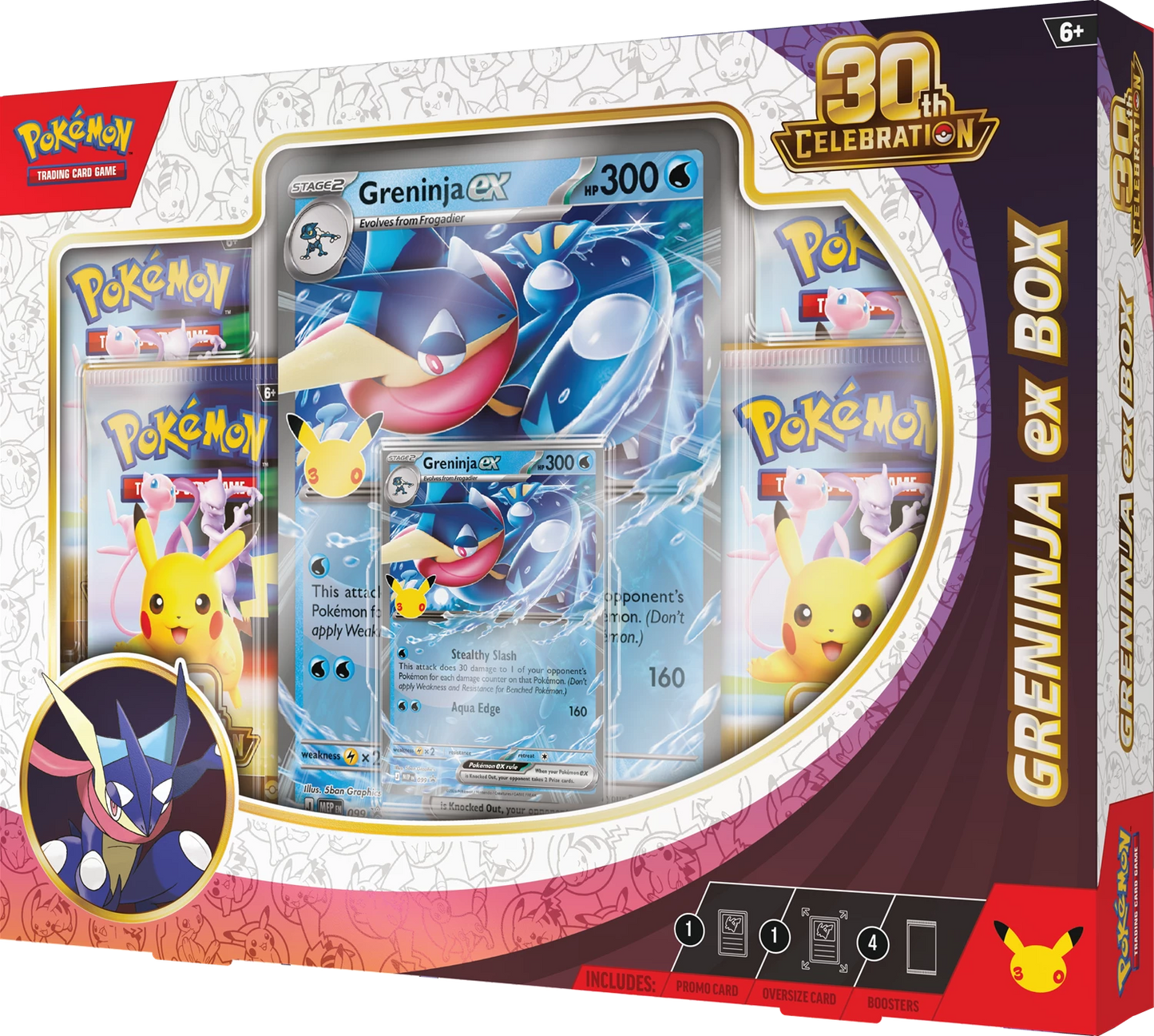 Pokémon TCG 30th Celebration Greninja ex Box