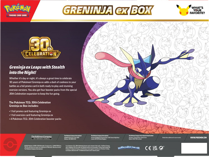 Pokémon TCG 30th Celebration Greninja ex Box