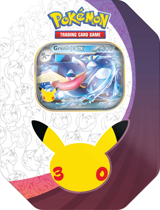 Pokémon TCG 30th Celebration Greninja ex Tin