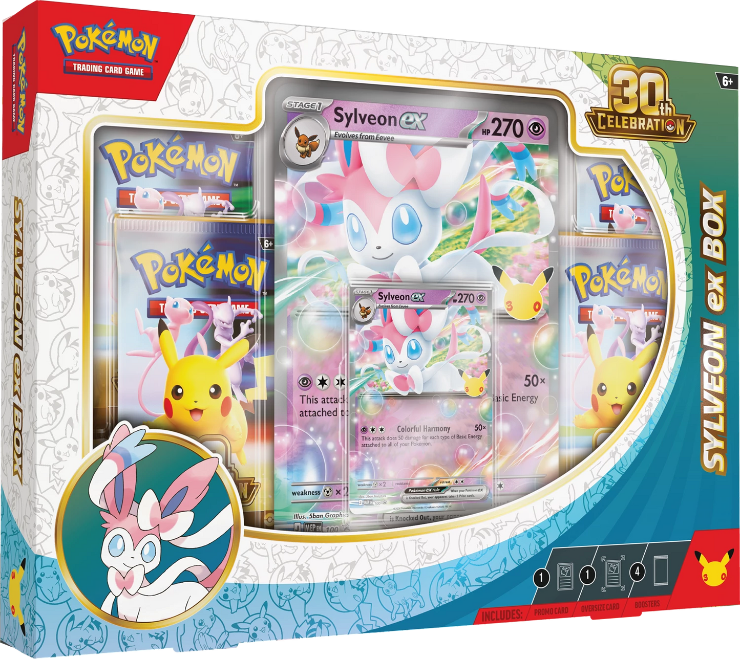 Pokémon TCG 30th Celebration Sylveon ex Box