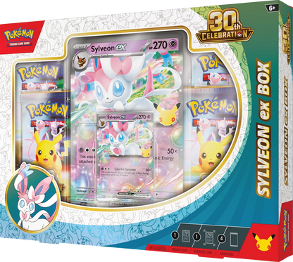 Pokémon TCG 30th Celebration Sylveon ex Box