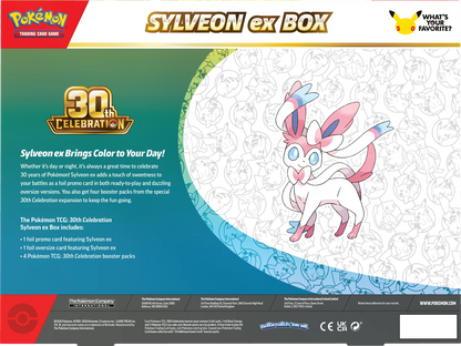 Pokémon TCG 30th Celebration Sylveon ex Box