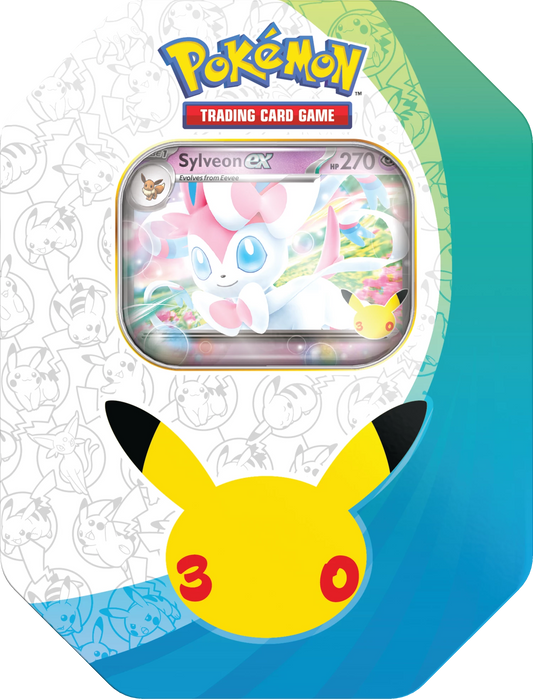 Pokémon TCG 30th Celebration Sylveon ex Tin