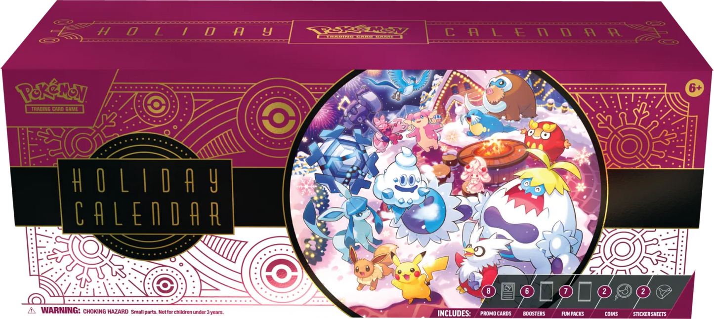 Pókemon Scarlet and Violet Christmas Calendar 2025