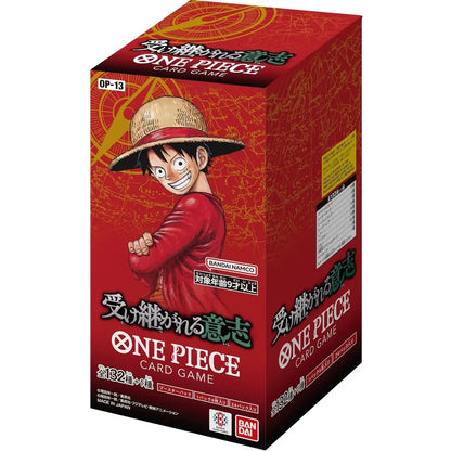 One Piece Trading Card Game: OP13 Carrying on His Will Display Japanese (24 Boosters)