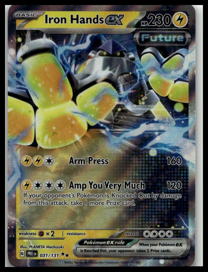 SV: Prismatic Evolutions #031/131 Iron Hands ex