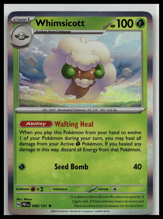 SV: Prismatic Evolutions #008/131 Whimsicott