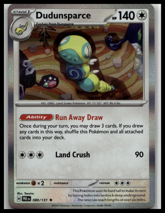 SV: Prismatic Evolutions #080/131 Dudunsparce